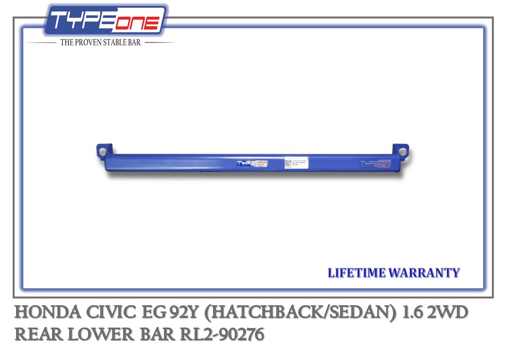 TYPEONE RL2-90276 Rear Lower Bar — Honda Civic EG (HATCHBACK) 92Y