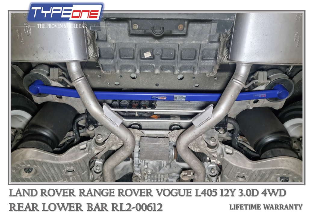 TYPEONE RL2-00612 Rear Lower Bar — Land Rover Range Rover Vogue L405 12Y
