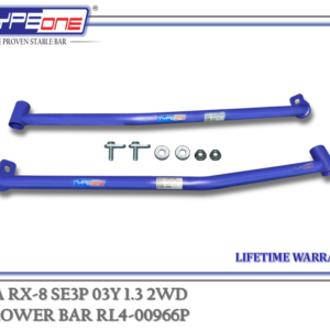 TYPEONE RL4-00966P Rear Lower Bar — Mazda RX-8 SE3P 03Y