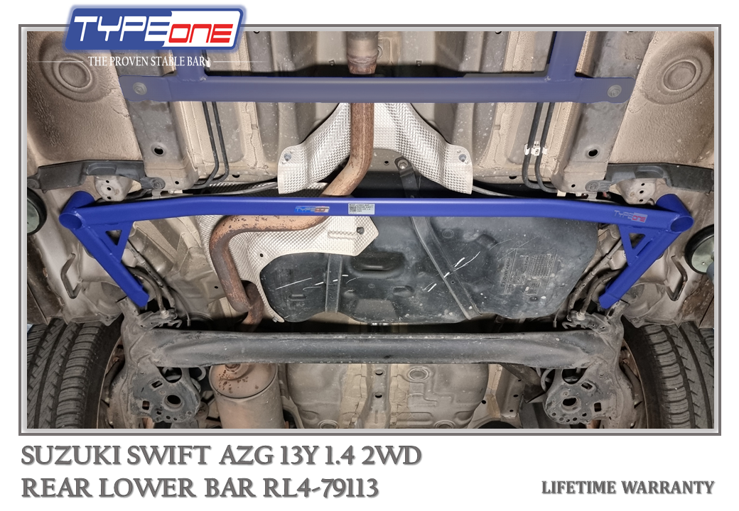 TYPEONE RL4-79113 Rear Lower Bar — Suzuki Swift AZG 13Y
