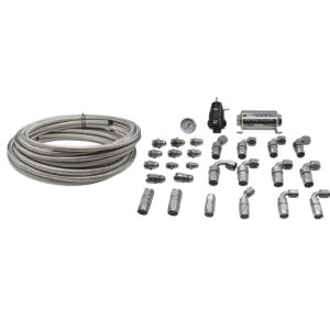 DeatschWerks Return Plumbing kit for 2006+ Hemi, PTFE, 8AN feed, 6AN return 6-614