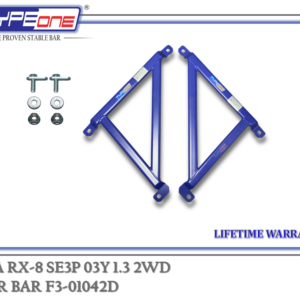TYPEONE F3-01042D Fender Bar — Mazda RX-8 SE3P 03Y