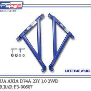 TYPEONE F3-00607 Fender Bar — Perodua Axia D74A 23Y