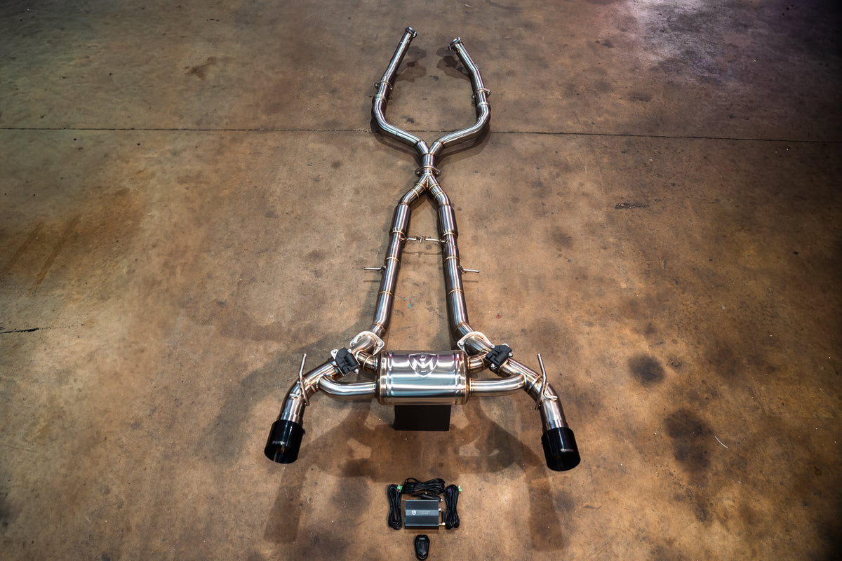Nissan Z (RZ34) Valved Sport Exhaust System — manufacturer product image