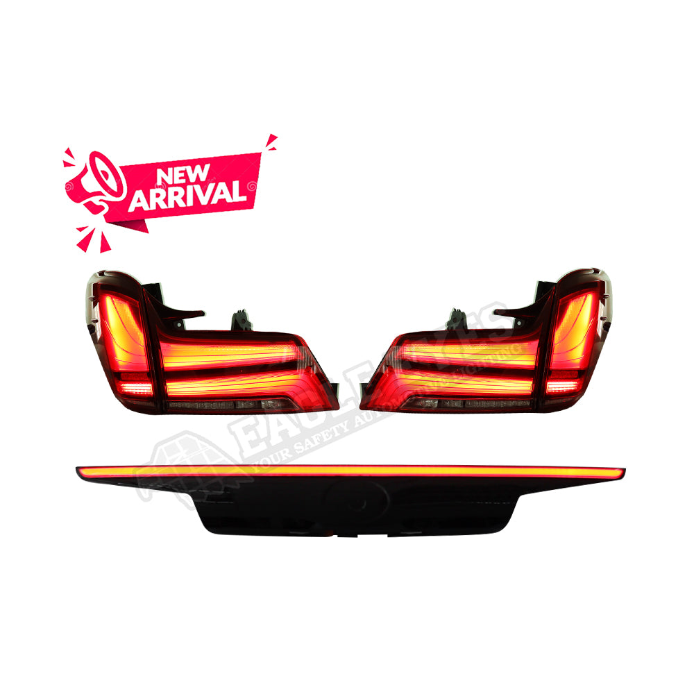 Eagle Eyes TL-378 — TOYOTA ALPHARD VELLFIRE 2015-2022 LED SEQUENTIAL SIGNAL WELCOME LIGHT RED TAILLAMP