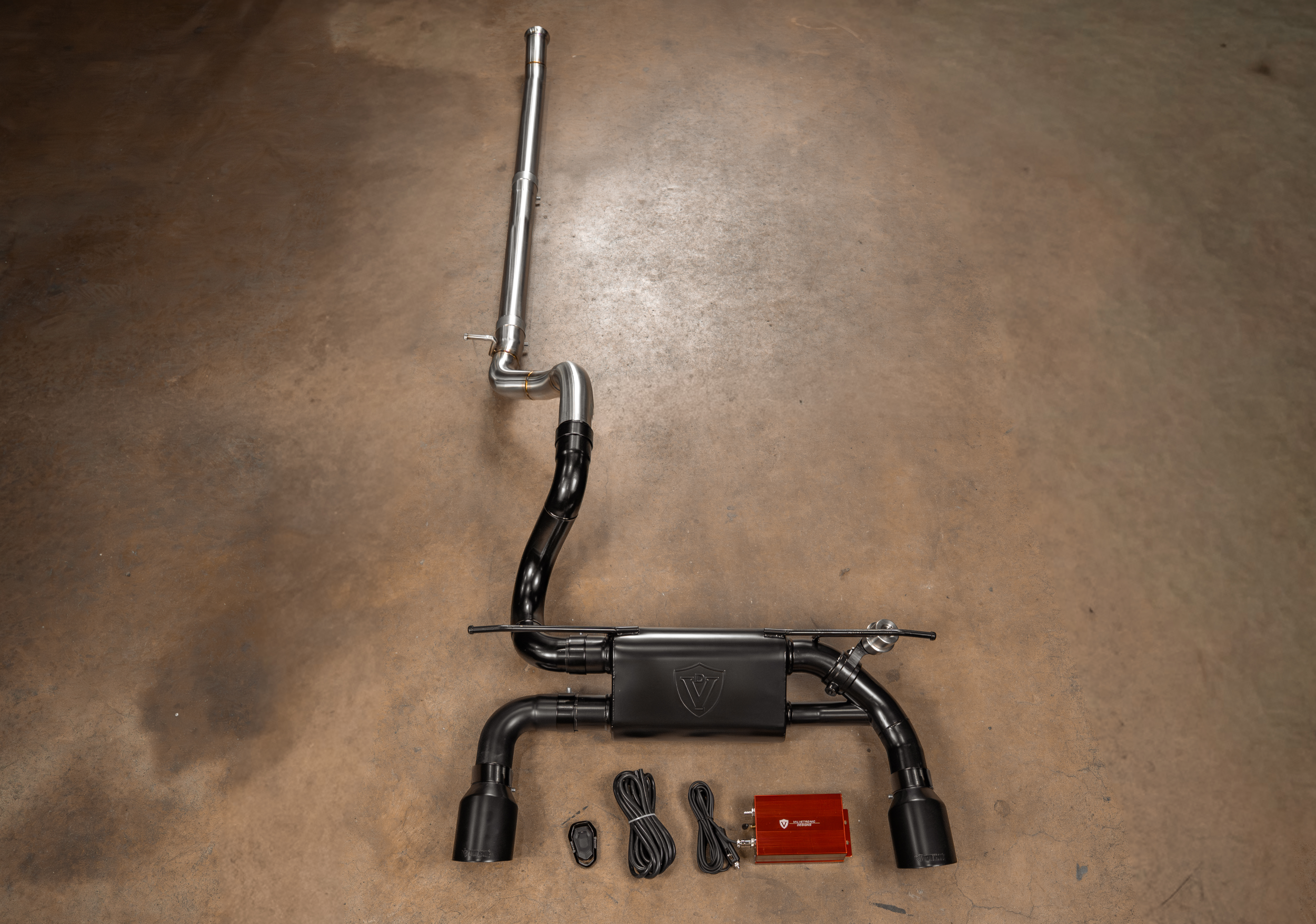 Jeep JLU/JL Wrangler Blackbear™ Valved Exhaust System — manufacturer product image