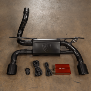 Jeep JLU/JL Wrangler Blackbear™ Valved Exhaust System — manufacturer product image