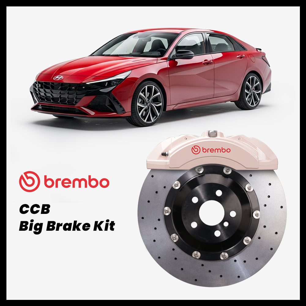StopFlex manufacturer product image for 2021-2026+ Hyundai Elantra Carbon Ceramic Big Brake Kit — Brembo FA-042