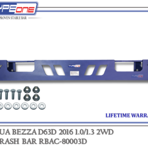 TYPEONE RBAC-80003D Rear Anti Crash Bar — Perodua Bezza D63D 16Y