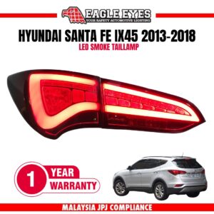 HYUNDAI SANTA FE IX45 2013-2018 LED TAILLAMP (SMOKE) — Eagle Eyes