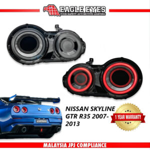 NISSAN SKYLINE GTR R35 2007-2013 WELCOME LIGHT LED TAILLAMP (SMK) — Eagle Eyes