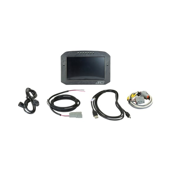 AEM CD-7FL Carbon Flat Panel Logging Display AEM original product image