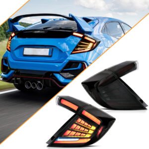 VLAND YAB-SY-0377-P01 LED Tail Lights – Honda Civic Hatchback 2016–2021