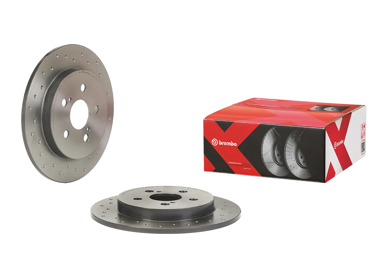 Brembo 08.A534.3X Xtra Rear Brake Disc – Toyota Corolla ZZE141 259mm