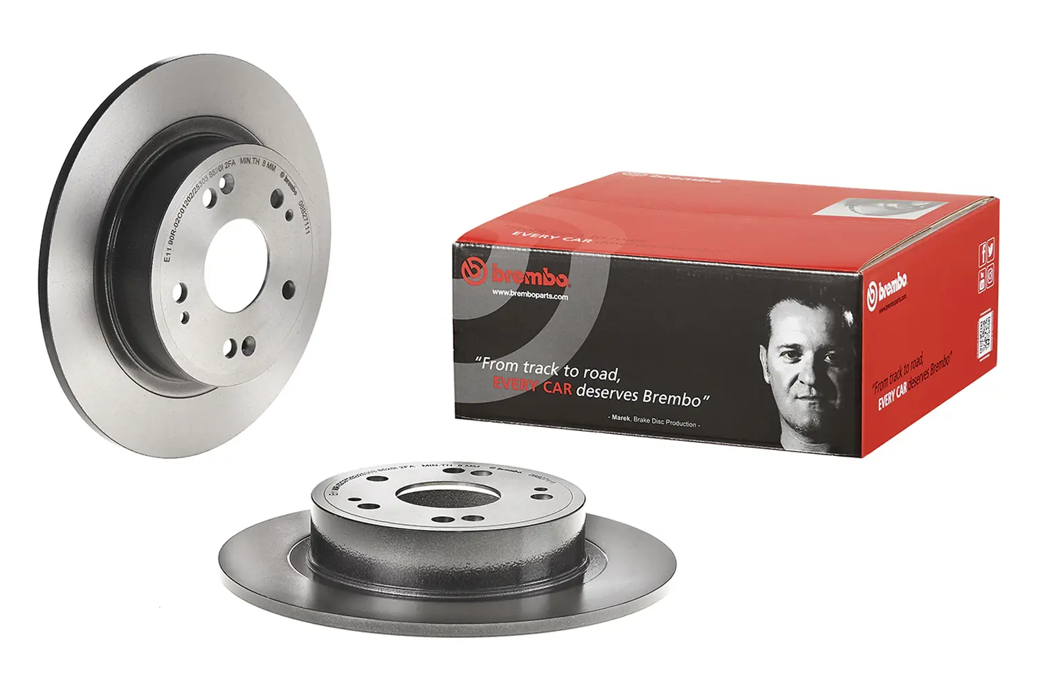 Brembo 08.B271.11 Prime Rear Brake Disc – Honda Vezel GAC RU_