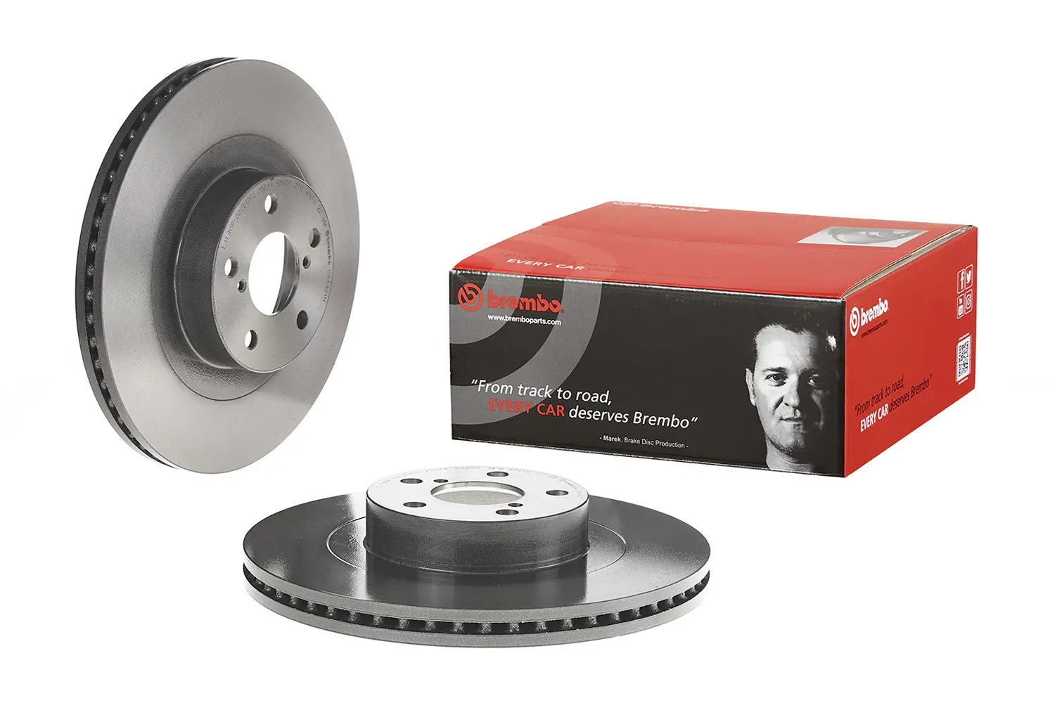 Brembo 09.A921.11 Prime Front Brake Disc – Toyota GT86 ZN6 Hi-Type 293mm