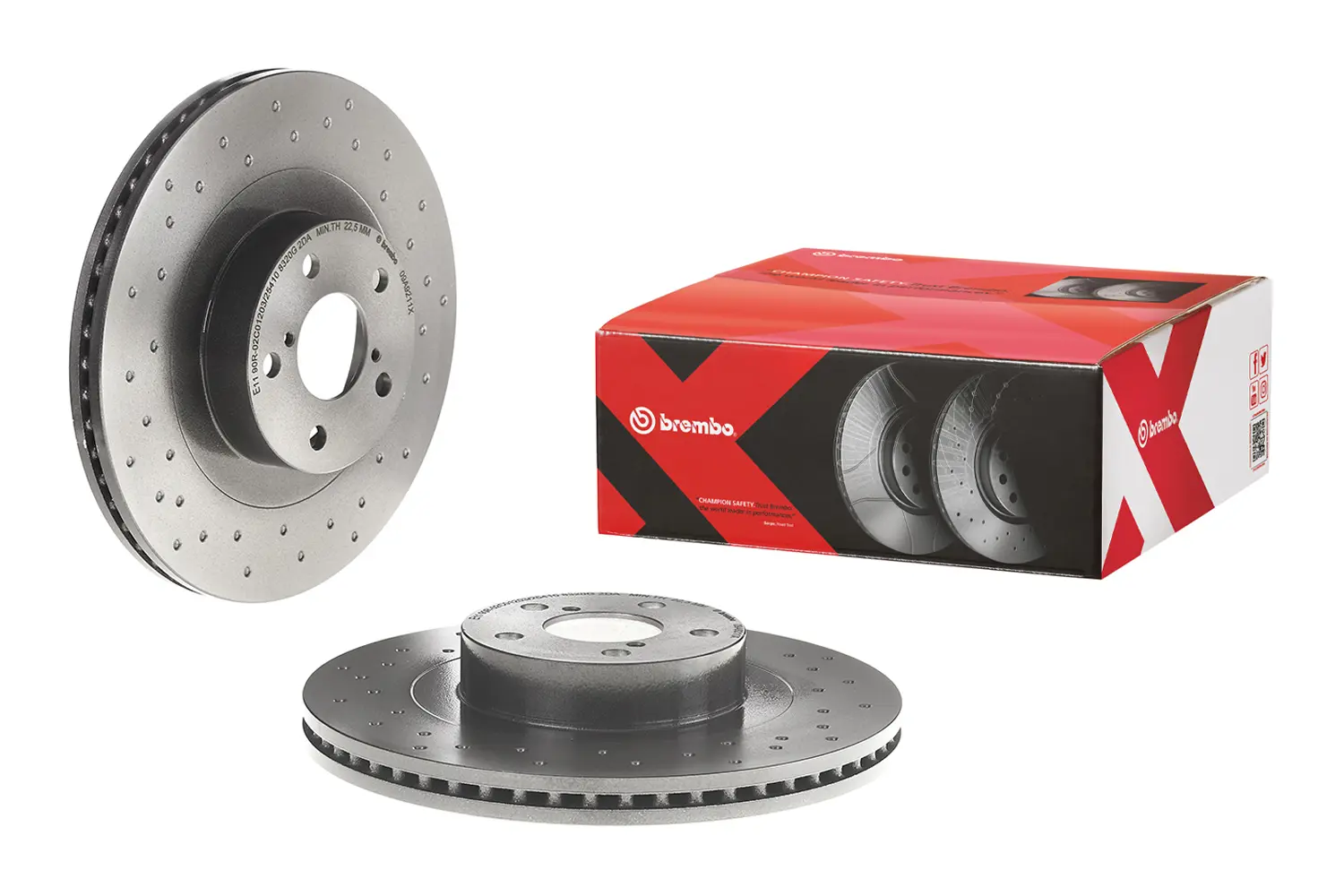 Brembo 09.A921.1X Xtra Front Brake Disc – Toyota GT86 ZN6 Hi-Type 293mm