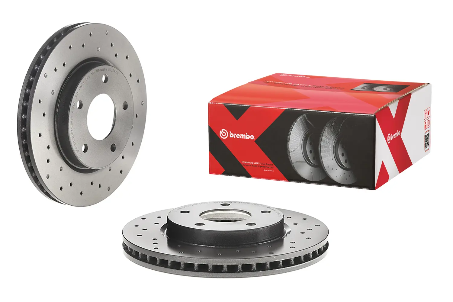 Brembo 09.B647.1X Xtra Front Brake Disc