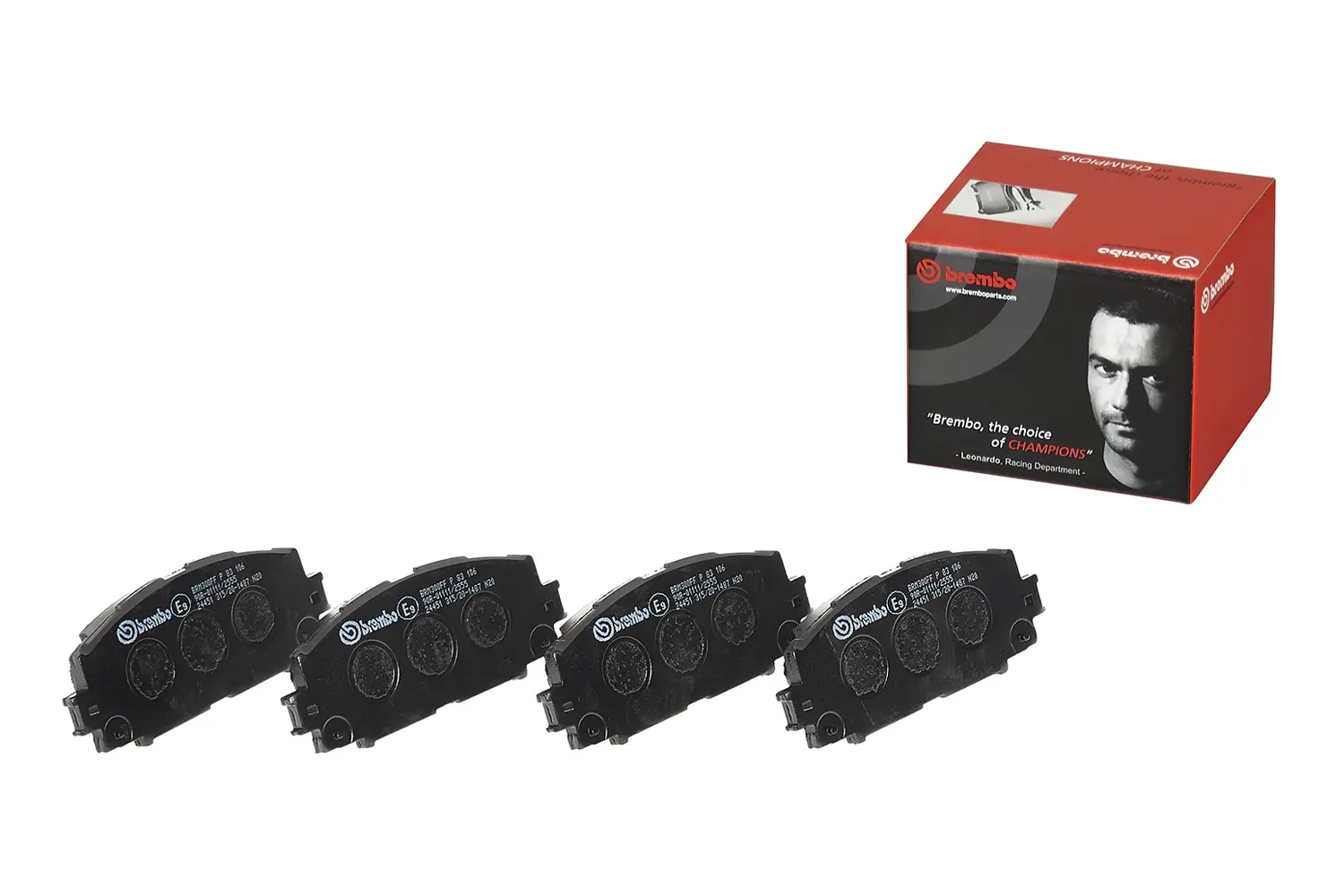 Brembo P 83 106 Prime Front Brake Pads – Toyota Premio NZT260 14-inch