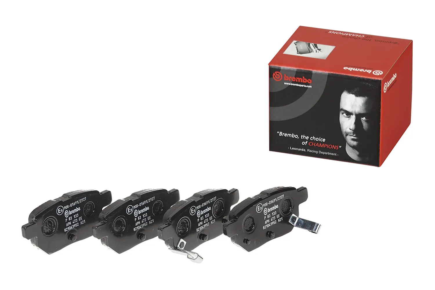 Brembo P 83 133 Prime Rear Brake Pads – Toyota Prius 3rd Gen ZVW3
