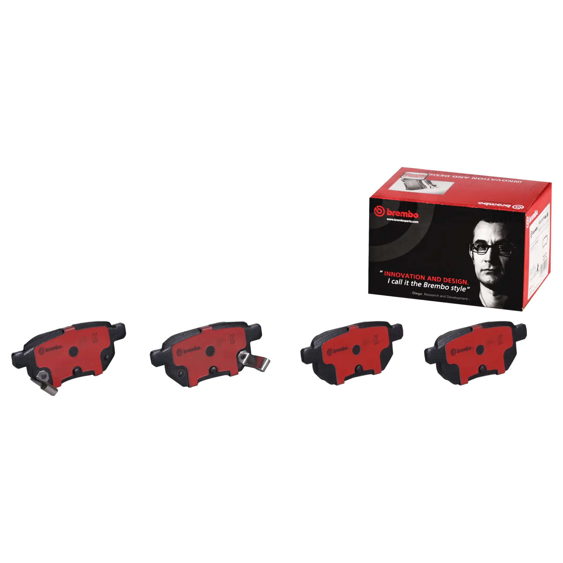 Brembo P83133N Prime Ceramic Rear Brake Pads – Corolla Hybrid ZWE182/ZWE183