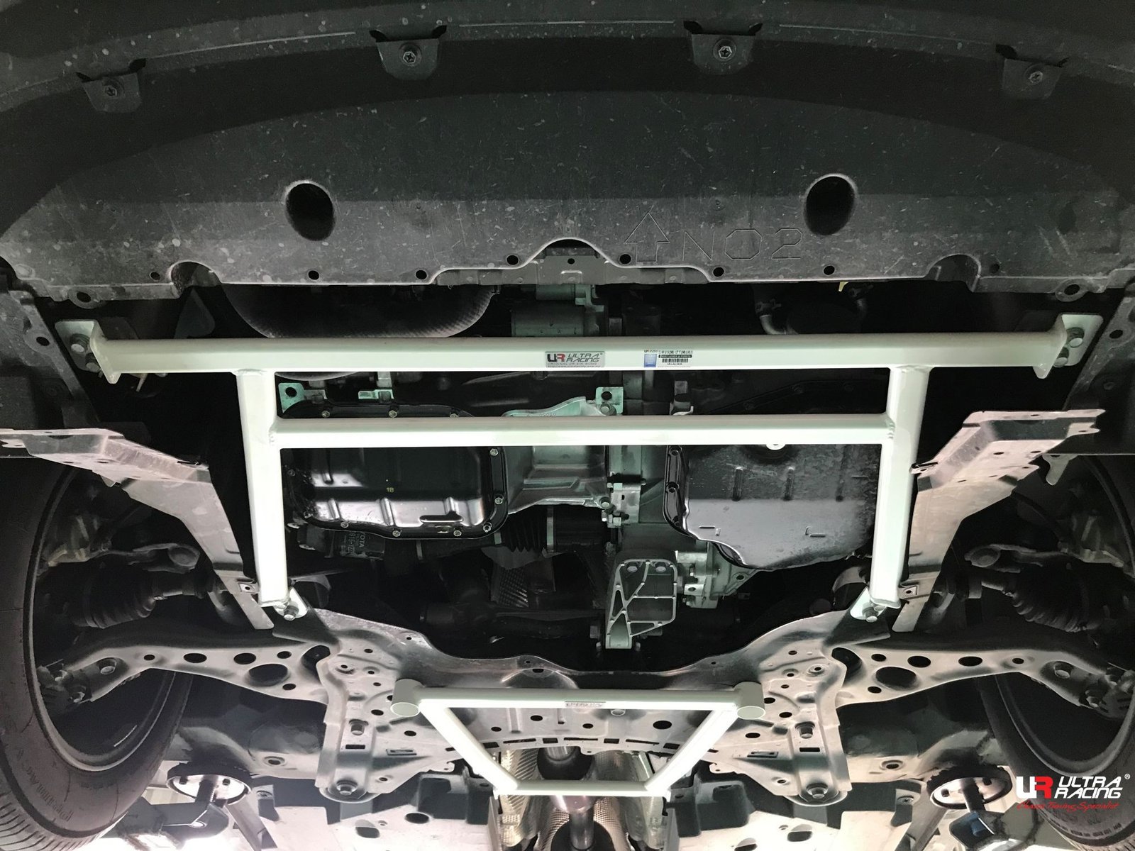 Ultra Racing UR-LA4-3839 Front Lower Bar – Toyota C-HR / Prius