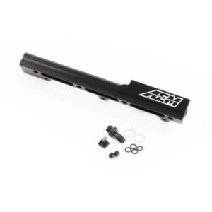 AEM High Volume Fuel Rail. Black. Honda AEM 25-103BK official manufacturer image