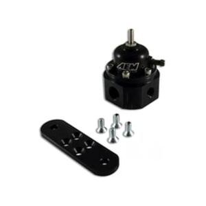 AEM Universal Adjustable Fuel Pressure Regulator AEM 25-302BK official photo