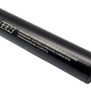 AEM 25-201BK AEM Universal High Volume Fuel Filter official image