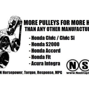 NonStopTuning NST21558 — Honda Fit Lightweight Crank Pulley (2015–2020)