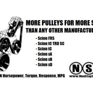 NonStopTuning NST02065 — Scion tC TRD Supercharger 65mm Pulley (2005–2010)